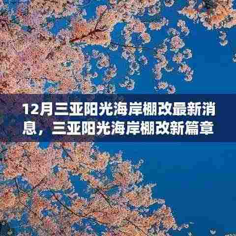 三亚阳光海岸棚改最新动态,变革中的学习,自信与成就感的源泉