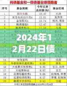 步步为赢策略指南,解读债基市场动态与实时查看债基走势的实用指南(2024年12月22日)