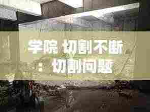 学院 切割不断:切割问题