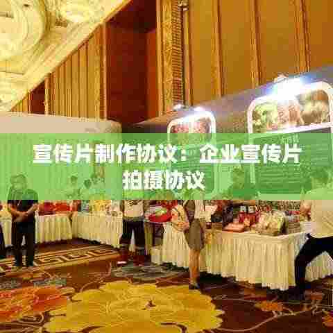宣传片制作协议:企业宣传片拍摄协议