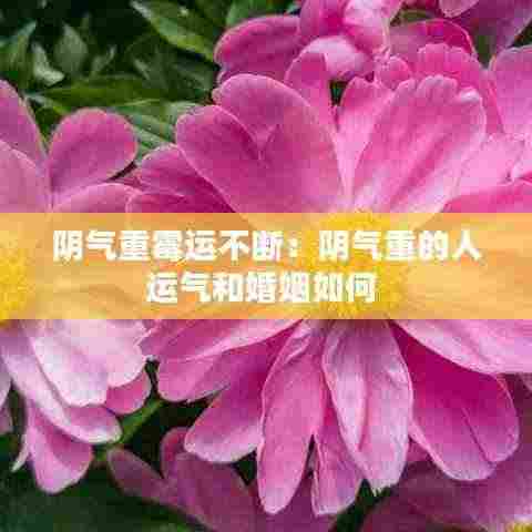 阴气重霉运不断:阴气重的人运气和婚姻如何