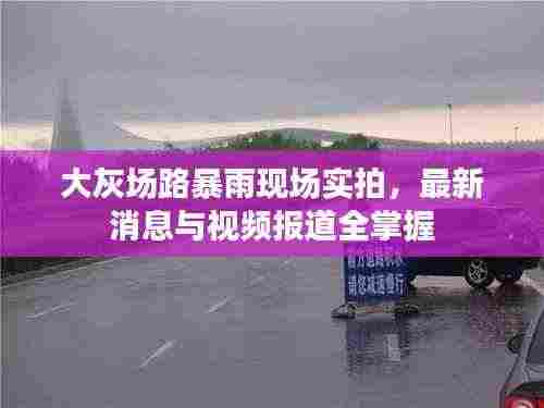 大灰场路暴雨现场实拍，最新消息与视频报道全掌握