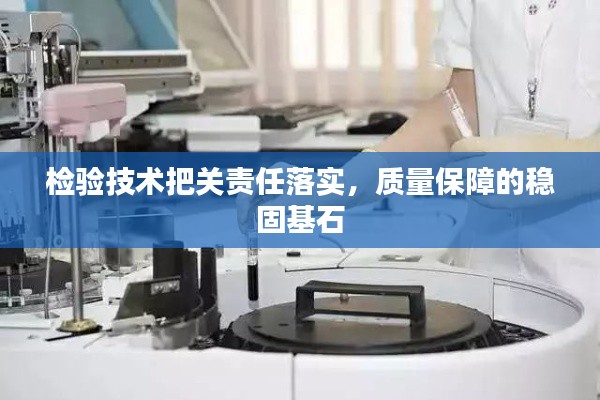 检验技术把关责任落实,质量保障的稳固基石