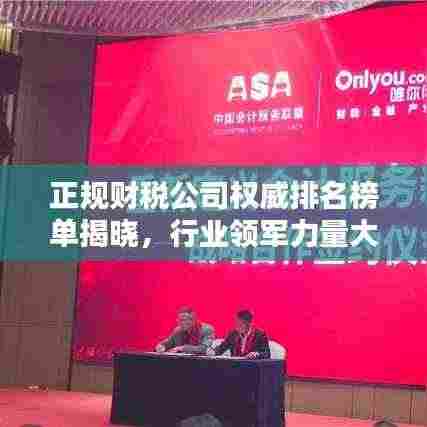 正规财税公司权威排名榜单揭晓,行业领军力量大揭秘!