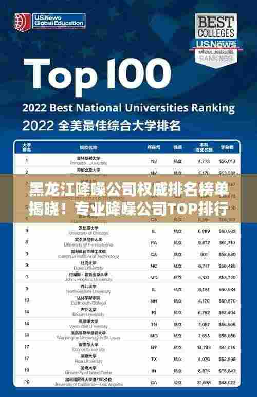 黑龙江降噪公司权威排名榜单揭晓!专业降噪公司TOP排行