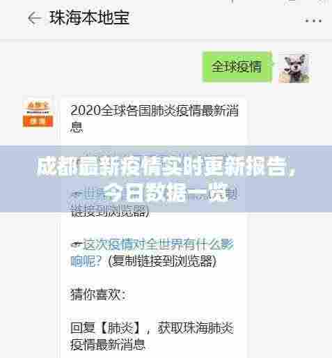 成都最新疫情实时更新报告，今日数据一览