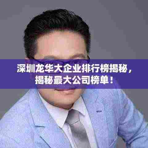 深圳龙华大企业排行榜揭秘，揭秘最大公司榜单！