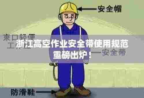 浙江高空作业安全带使用规范重磅出炉！