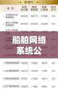 船舶网络系统公司排行榜揭晓,行业影响力揭秘!